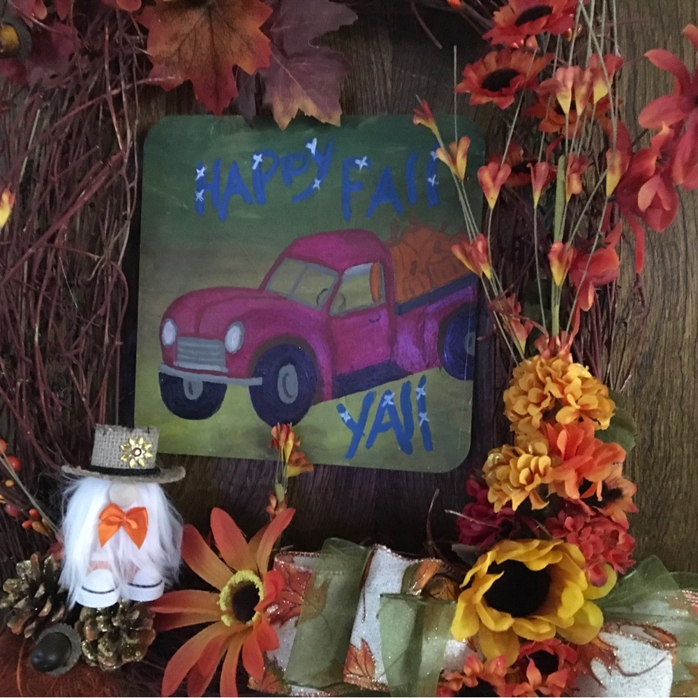 Fall wreath - Picture 2 of 4